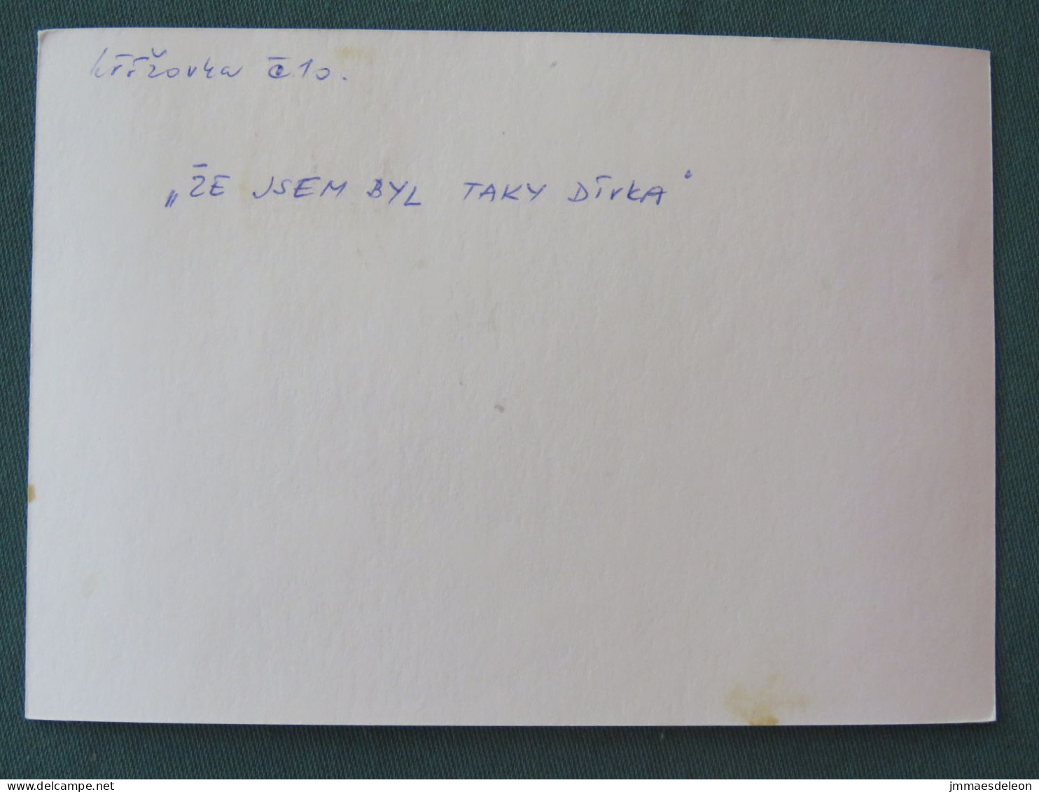 Czech Republic 1995 Stationery Postcard Hora Rip Mountain Sent Locally - Brieven En Documenten