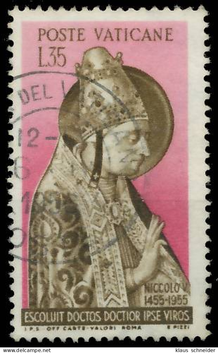 VATIKAN 1955 Nr 236 Gestempelt X40495A - Used Stamps