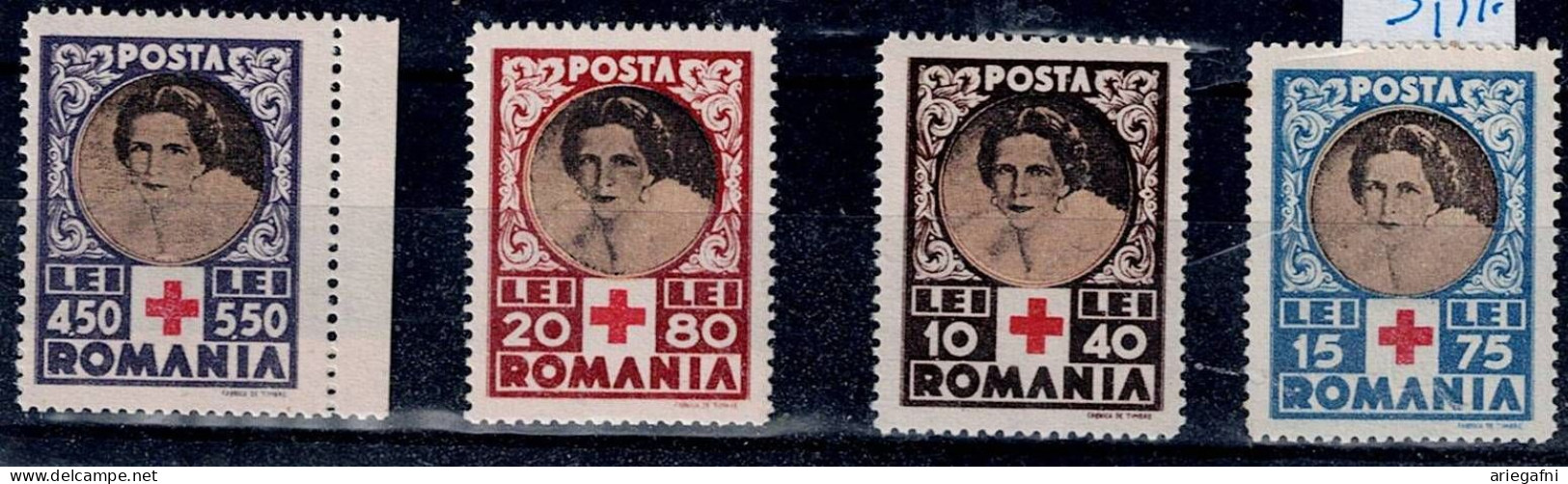 ROMANIA 1945 RED CROSS MI No 827-30 MNH VF!! - Ungebraucht