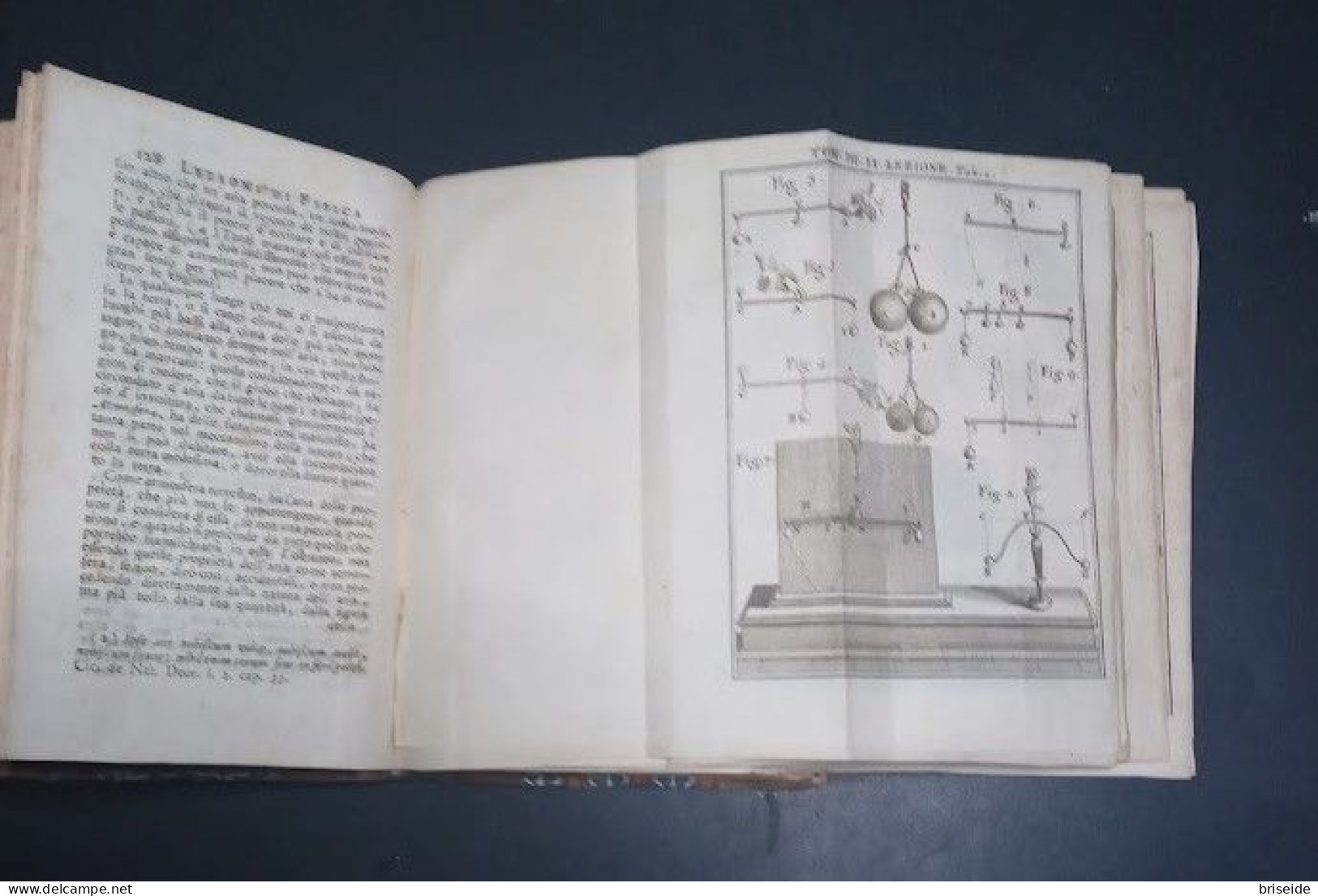 LEZIONI DI FISICA SPERIMENTALE DEL SIGNOR ABATE NOLLET ACCADEMIA DELLE SCIENZE PARIS LONDON BOLOGNA IN VENEZIA 1751 - Old Books