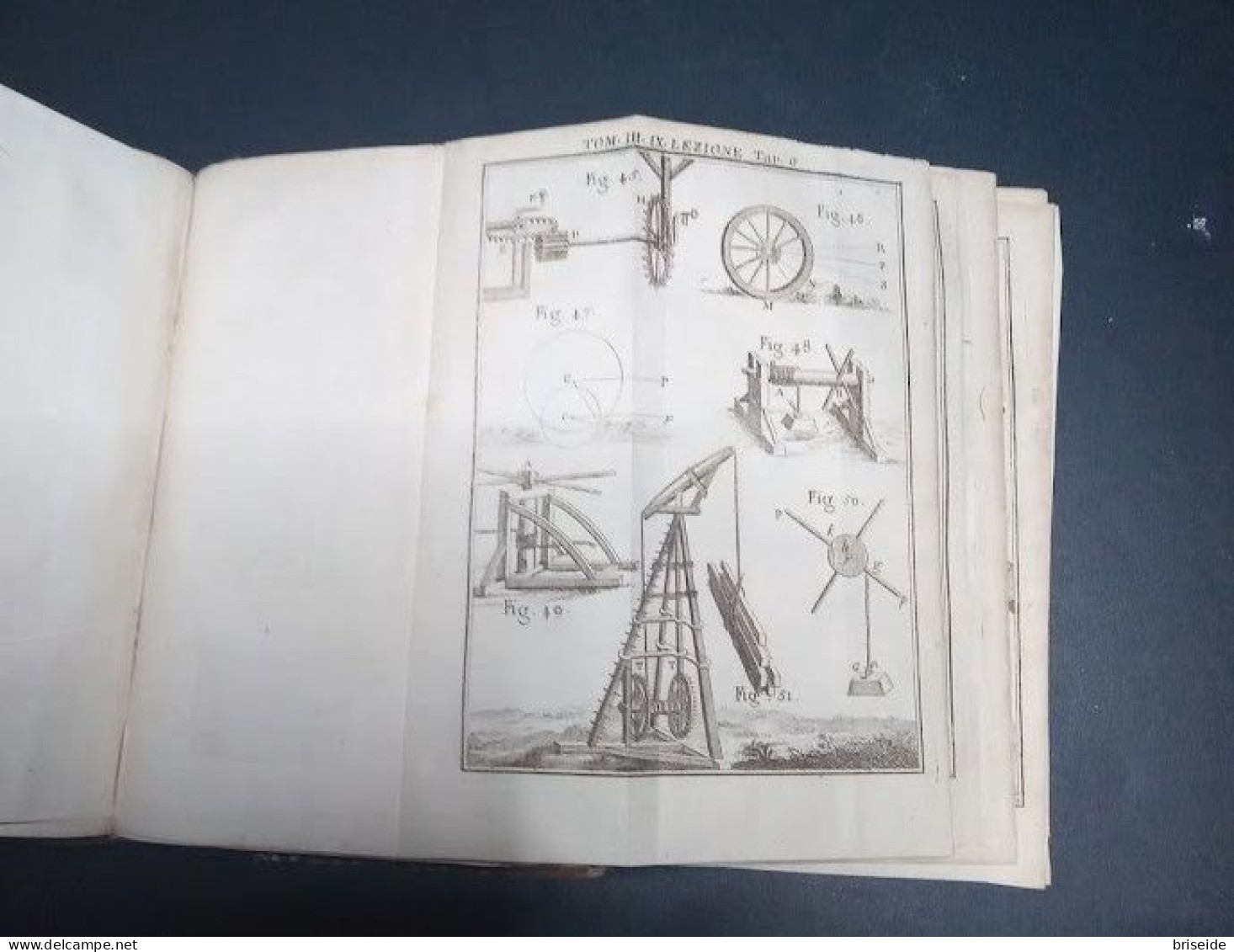 LEZIONI DI FISICA SPERIMENTALE DEL SIGNOR ABATE NOLLET ACCADEMIA DELLE SCIENZE PARIS LONDON BOLOGNA IN VENEZIA 1751 - Old Books