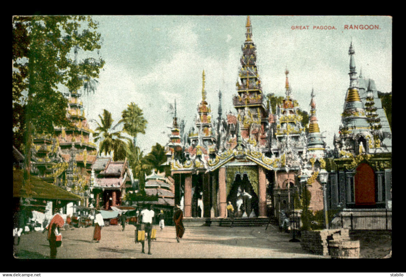 BIRMANIE - BURMA - MAYANMAR - RANGOON - GREAT PAGODA - Myanmar (Burma)