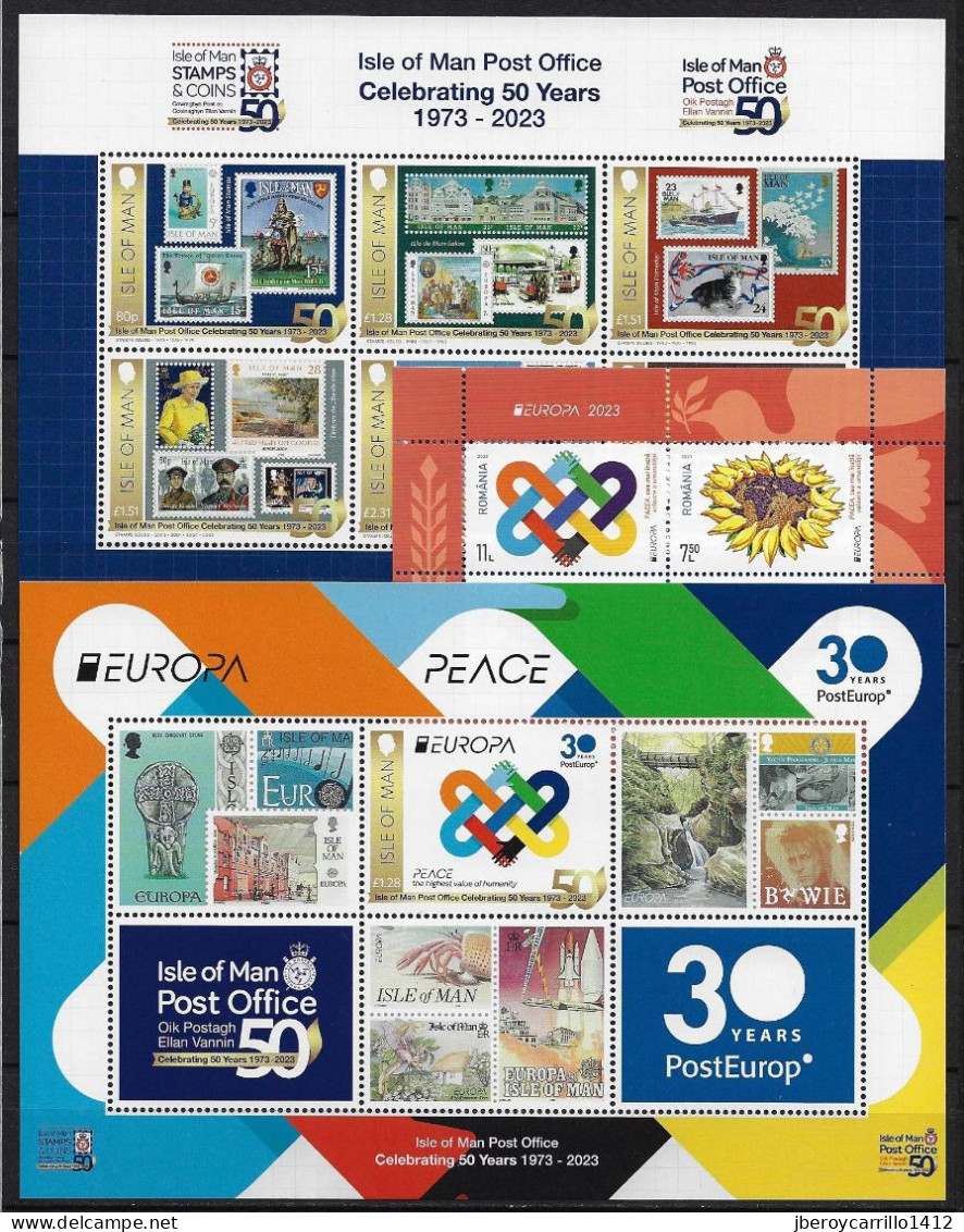 EUROPA 2023 -"PEACE.- El Valor Más Alto De La Humanidad"- COLECCIÓN COMPLETA + COMPLEMENTARIOS Para SUPLEMENTOS EDIFIL - Collections