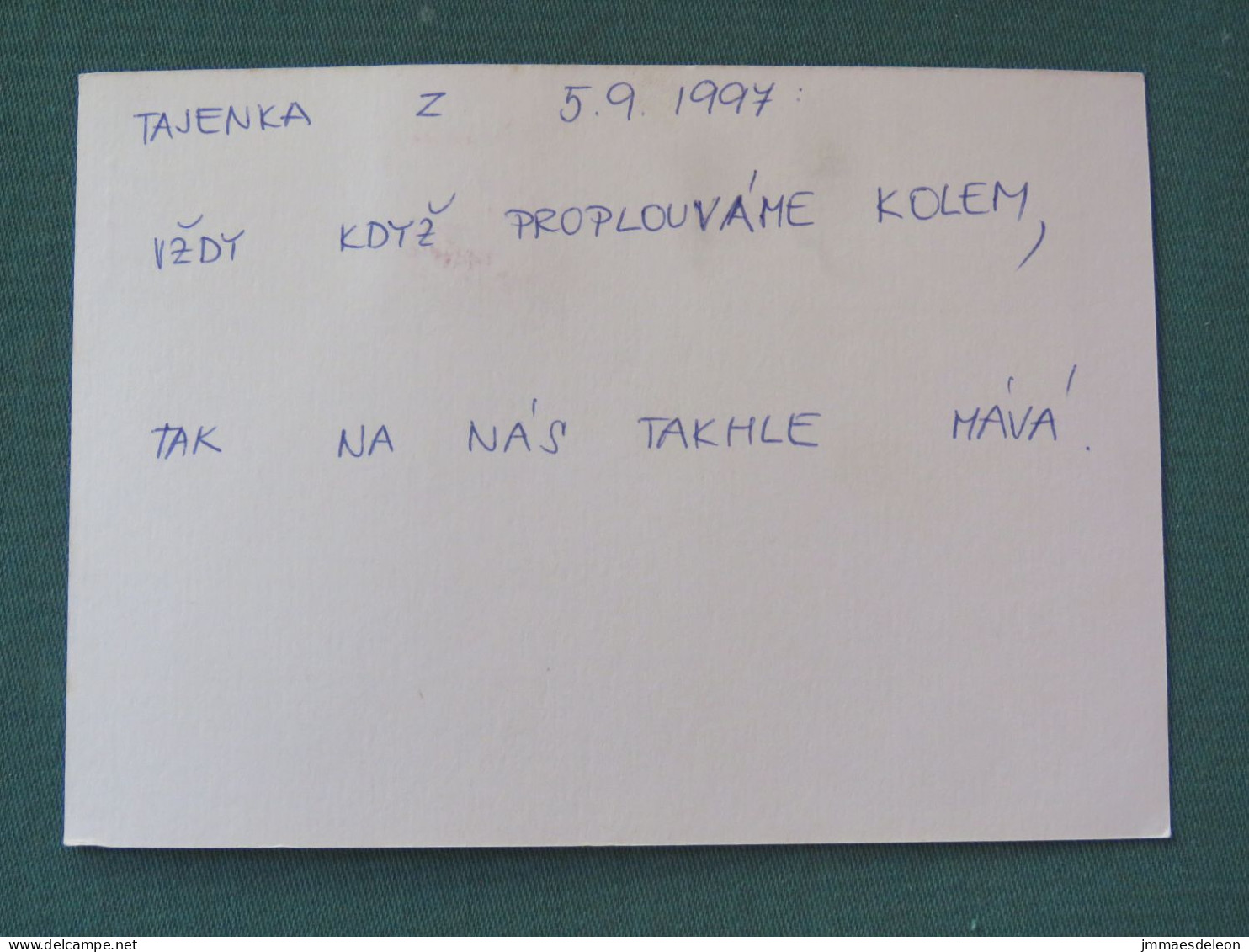 Czech Republic 1997 Stationery Postcard 3 + 1 Kcs Sent Locally - Cartas & Documentos