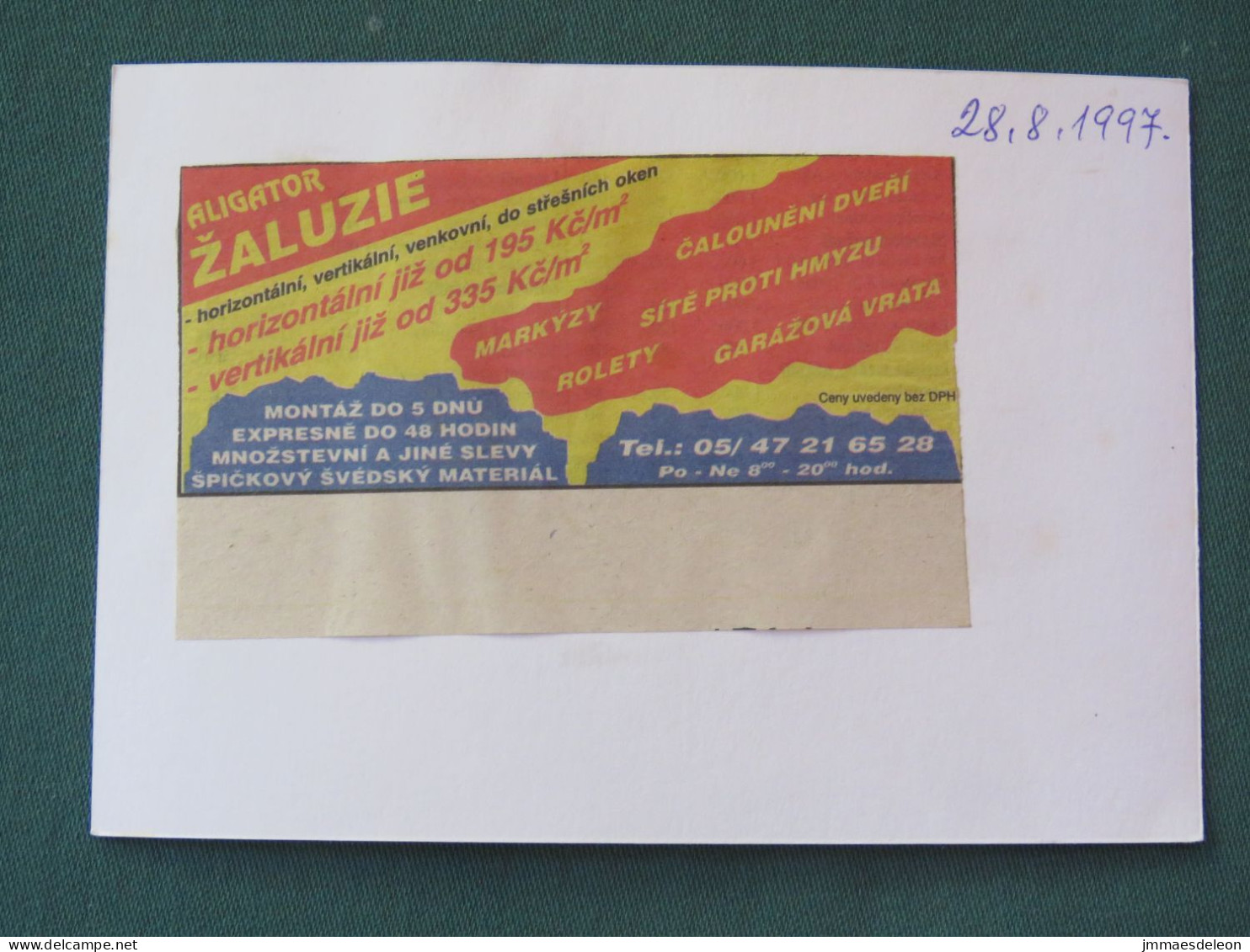 Czech Republic 1997 Stationery Postcard 3 + 1 Kcs Sent Locally - Brieven En Documenten