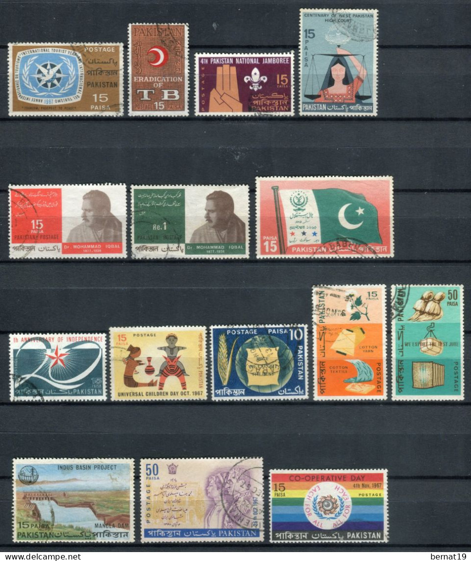 Pakistán 1967 Completo Usado. - Pakistan