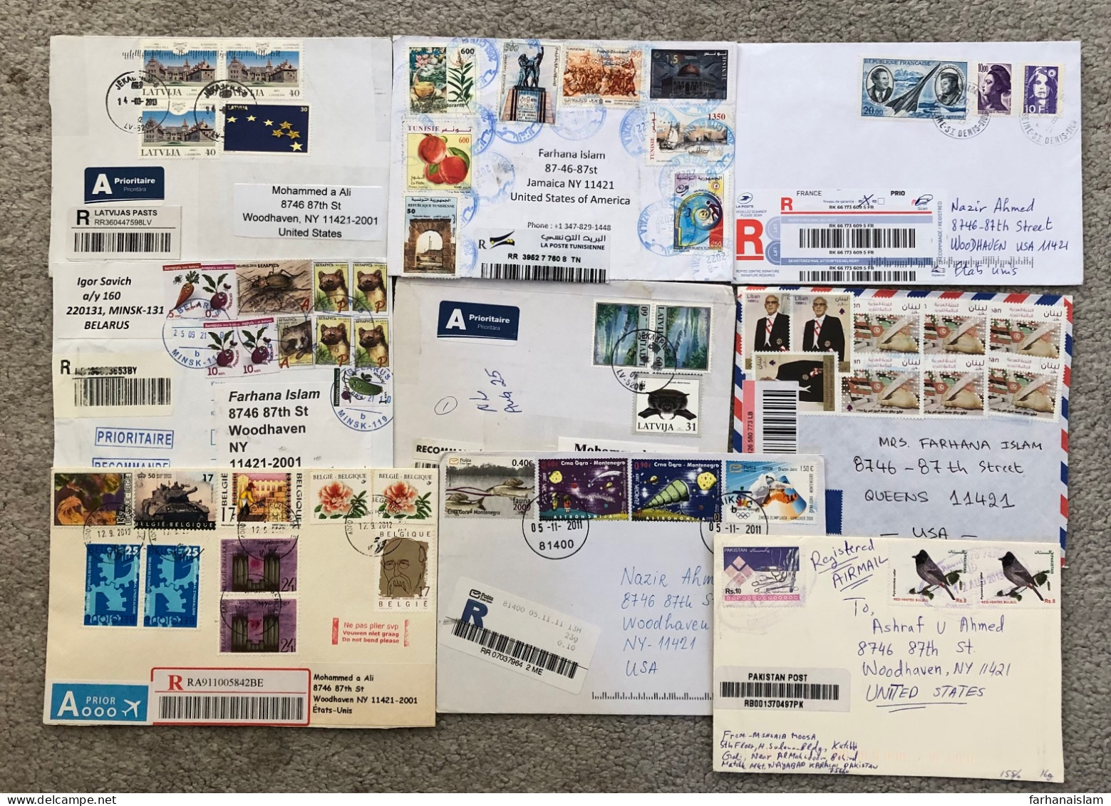 Worldwide 30  Commercial Covers Nice Franking Cover - Boites A Timbres