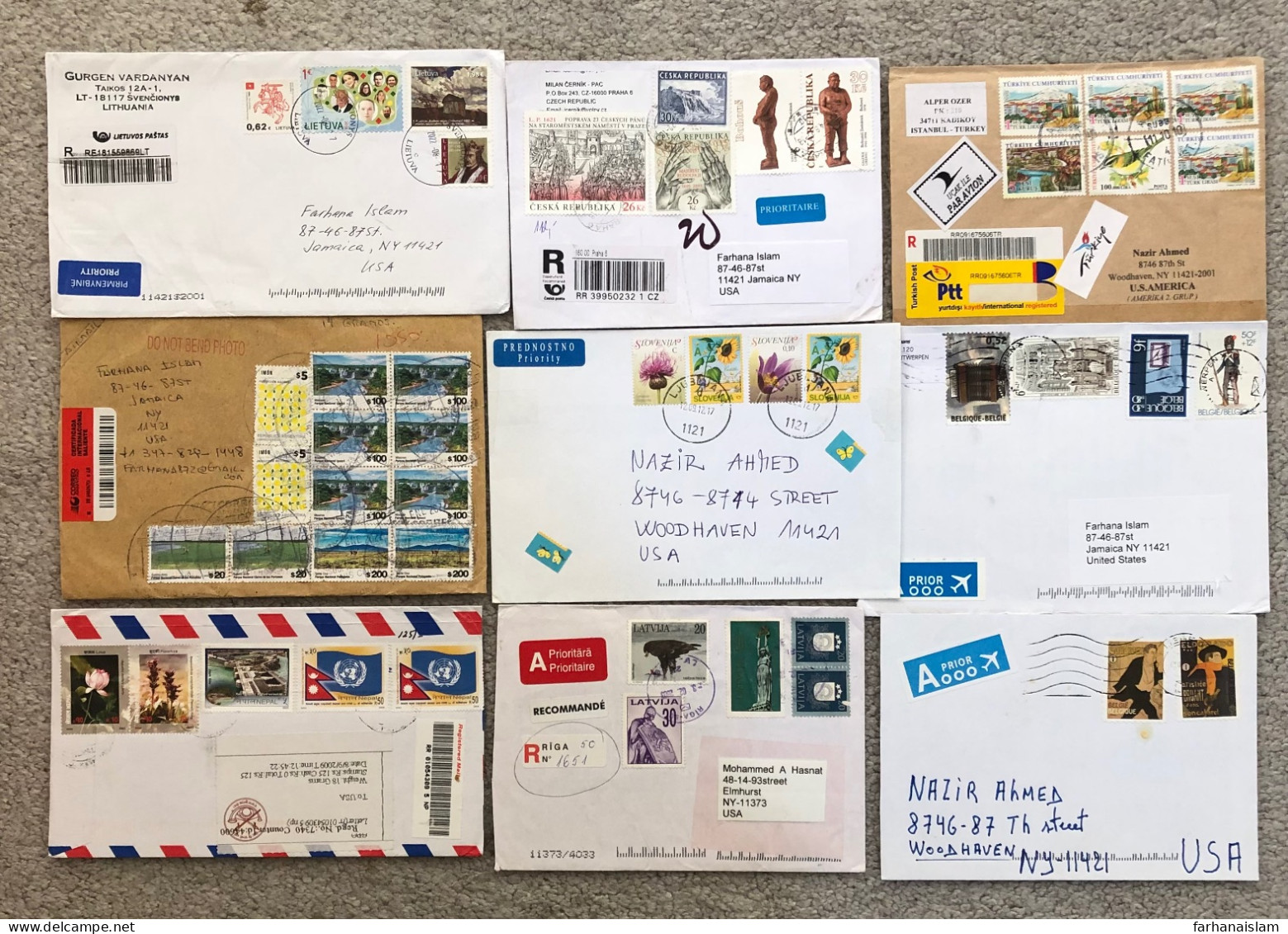 Worldwide 30  Commercial Covers Nice Franking Cover - Boites A Timbres