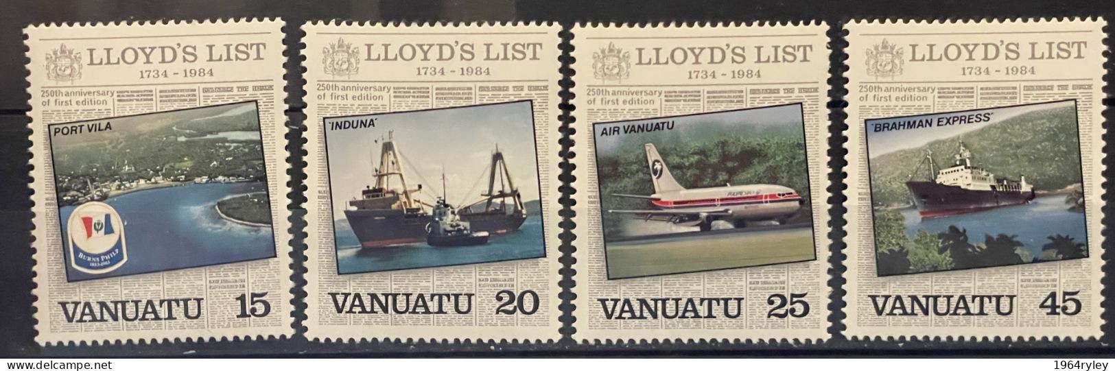 VANUATU - MNH** - 1984  # 690/693 - Vanuatu (1980-...)