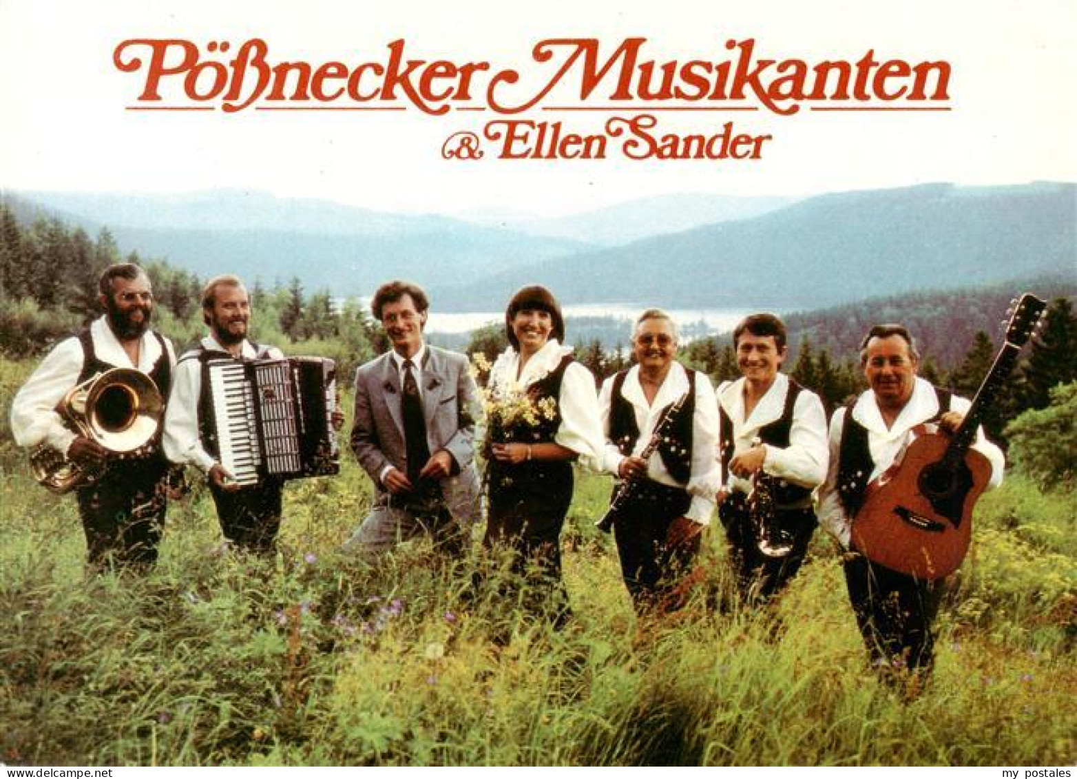 73960122 Poessneck Poessnecker Musikanten Und Ellen Sander - Pössneck