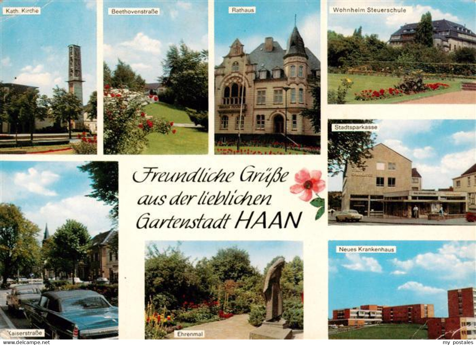 73920254 Haan Rheinland Kath Kirche Beethovenstrasse Rathaus Wohnheim Steuerschu - Haan