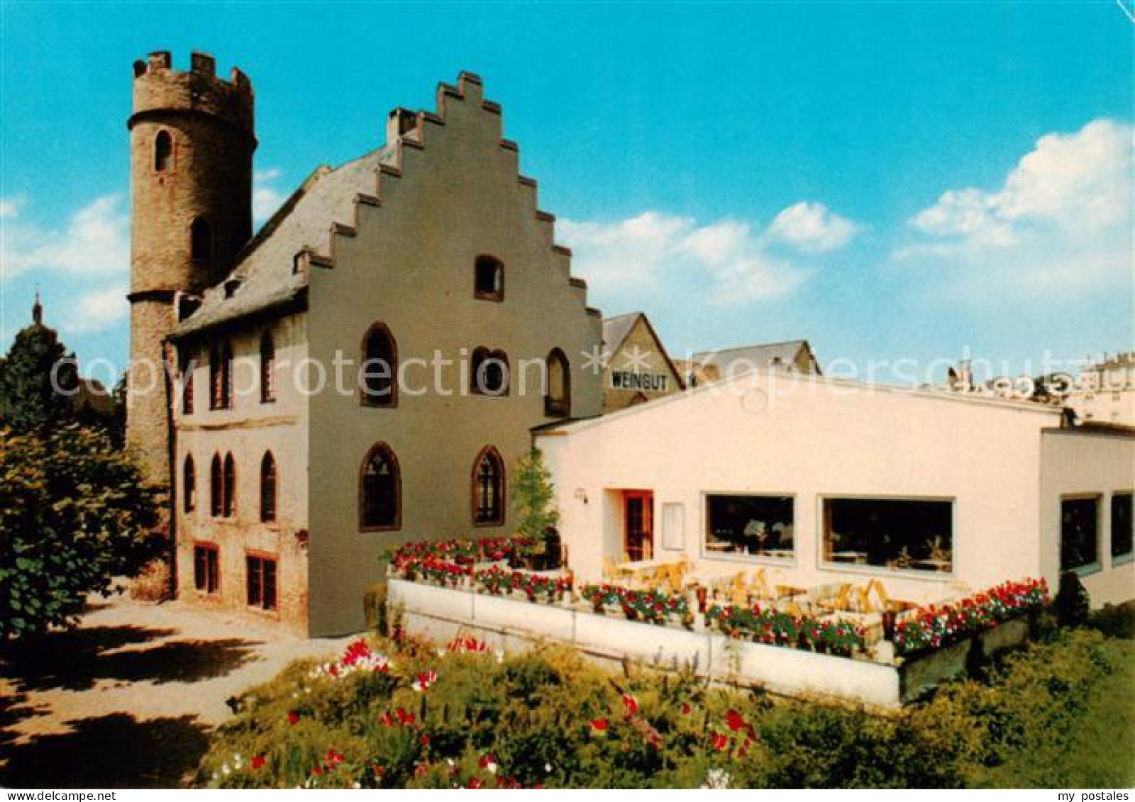 73845011 Eltville Rhein Rheinterrassen Hotel Restaurant Burg Crass Eltville Rhei - Eltville
