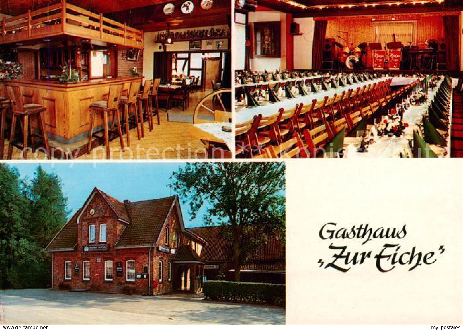 73844990 Walsrode Lueneburger Heide Gasthaus Zur Eiche Bar Gastraum Walsrode Lue - Walsrode