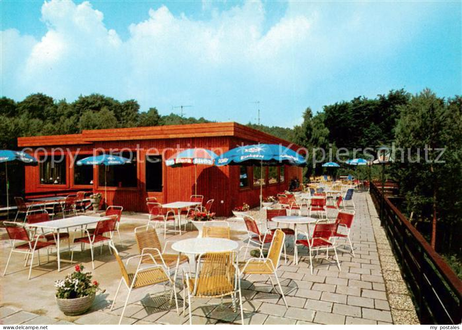 73844822 Hitzacker Elbe Hotel Elbhoehen Restaurant Terrasse Hitzacker Elbe - Hitzacker