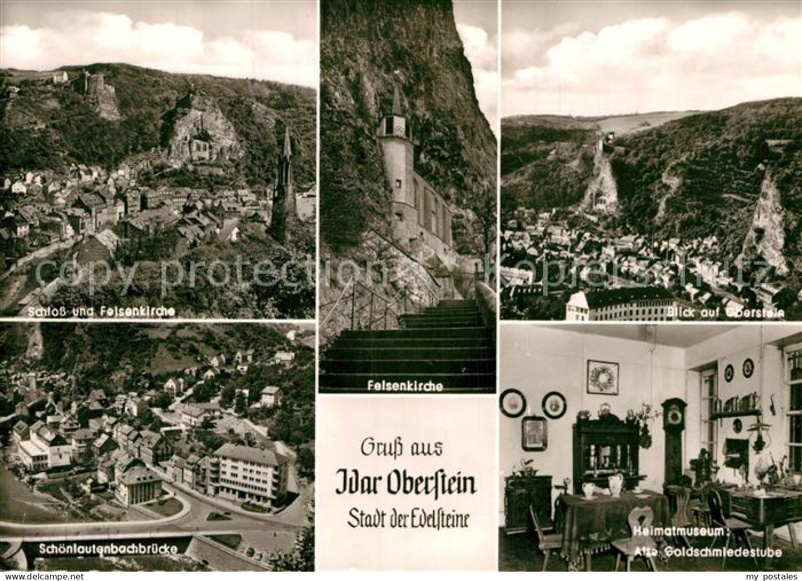 72952683 Idar-Oberstein Schloss Felsenkirche Heimatmuseum Goldschmiedestube Scho - Idar Oberstein