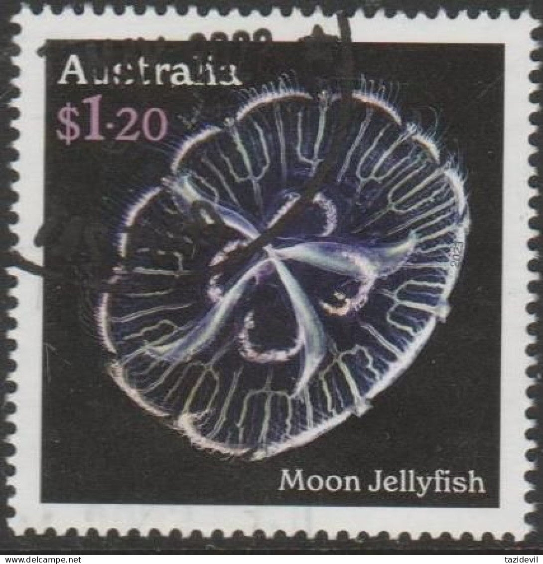 AUSTRALIA - USED - 2023 $1.20 Underwater Wonders - Jellyfish - Moon Jellyfish - Usados