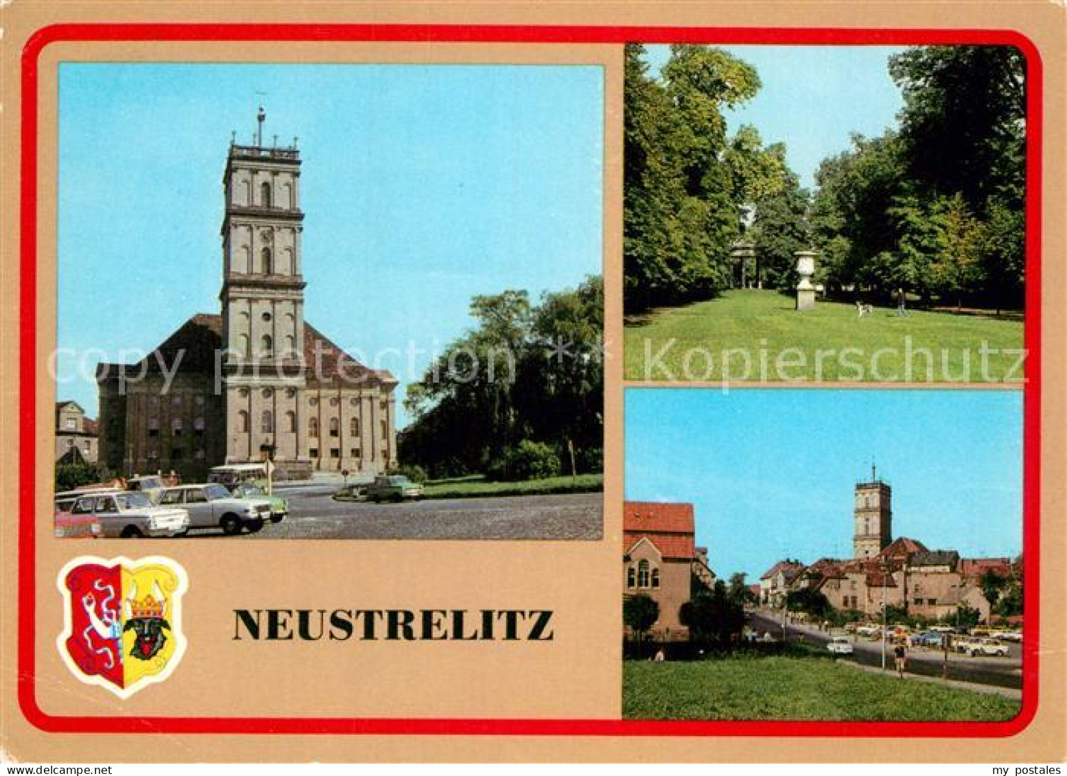 72950696 Neustrelitz Markt Stadtpark Teilansicht Neustrelitz - Neustrelitz