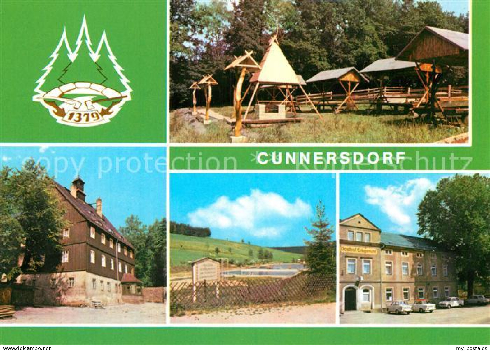 72950589 Cunnersdorf Bannewitz Grillplatz Friesehof Volksbad KG Erbgericht Cunne - Bannewitz