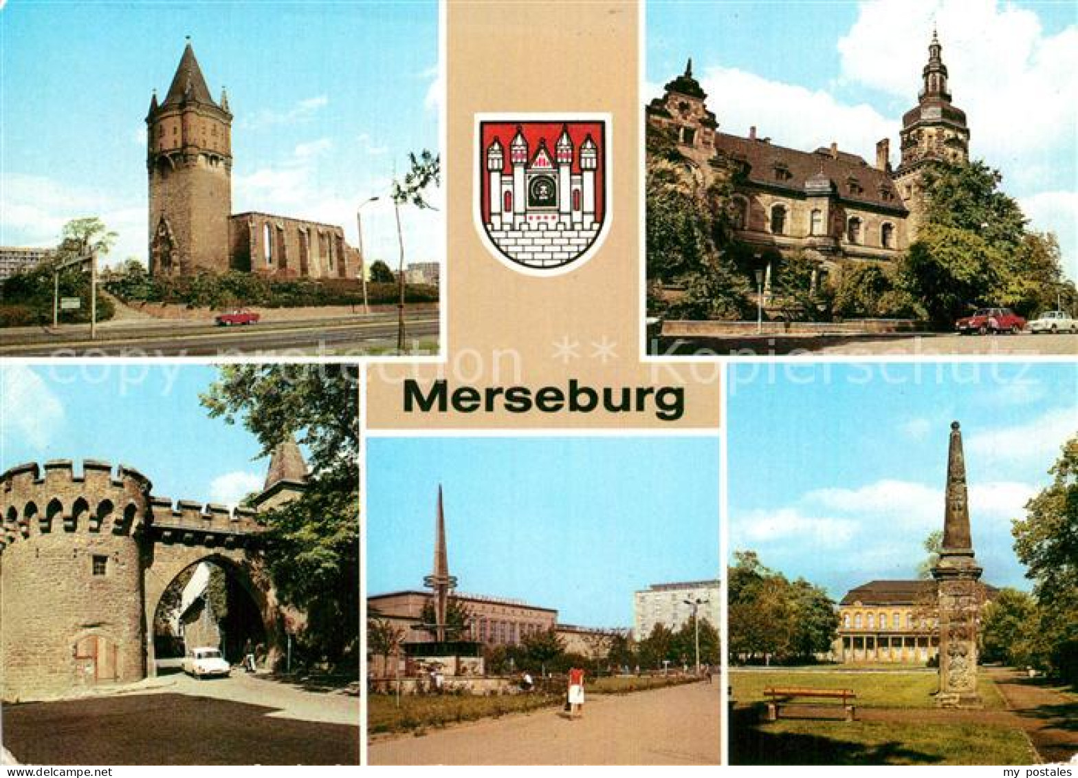72950577 Merseburg Saale Kirchenruine St Sixti Haus Der Kultur Krummes Tor Gagar - Merseburg