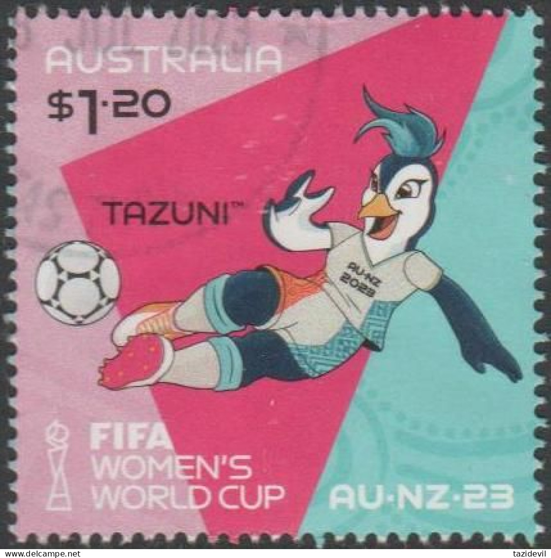 AUSTRALIA - USED - 2023 $1.20 FIFA Women's World Cup - Gebruikt
