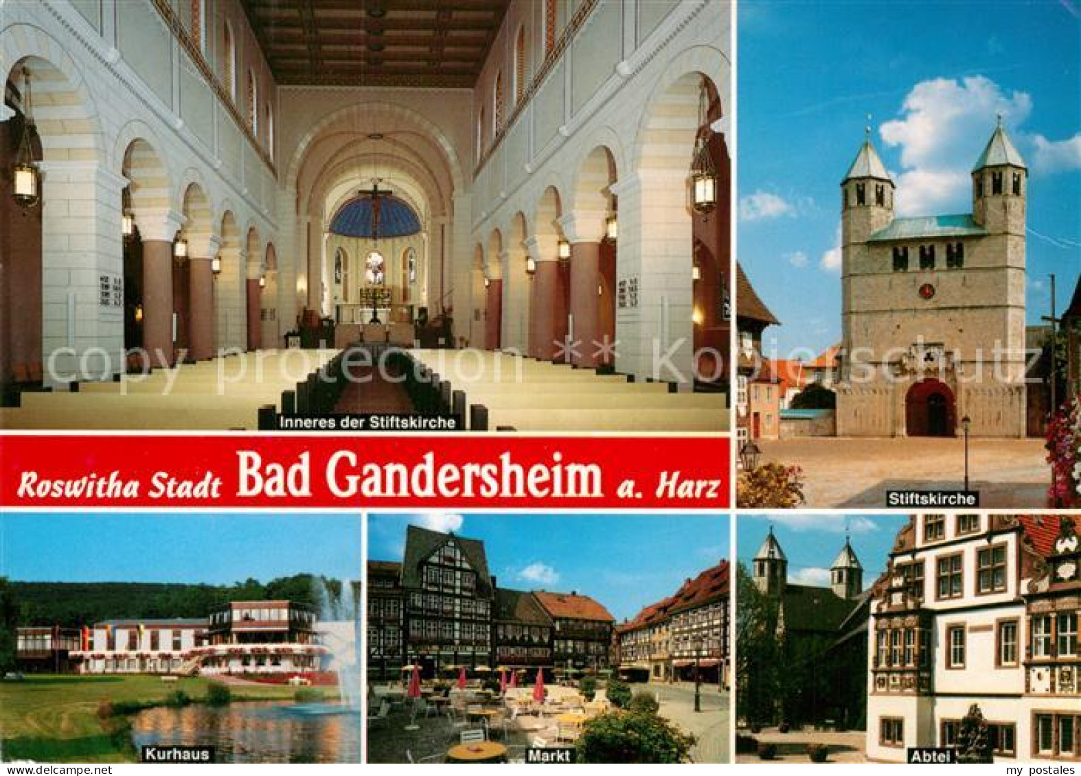 72949607 Bad Gandersheim Stiftskirche Inneres Kurhaus Markt Abtei Bad Gandershei - Bad Gandersheim