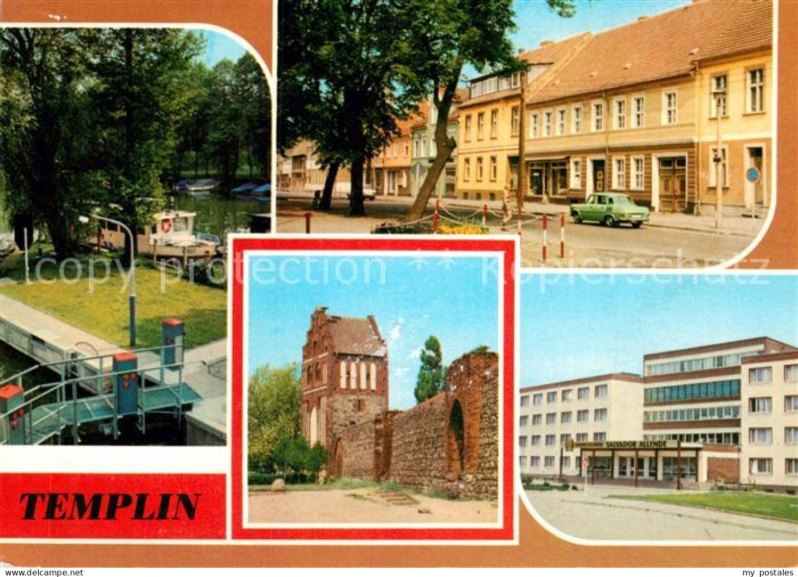 72949603 Templin Schleuse Ark Stadtmauer Winktum FDGB Erholungsheim Salvador All - Templin