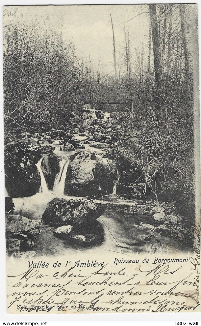 STOUMONT : Ruisseau De Borgoumont - 1905 - Stoumont