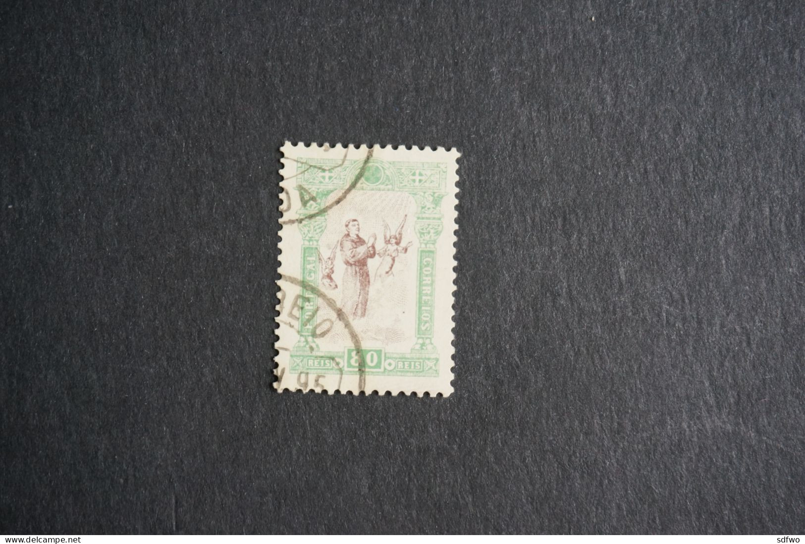 (T1) Portugal - 1895 St. Anthony 80 R - Used - Used Stamps