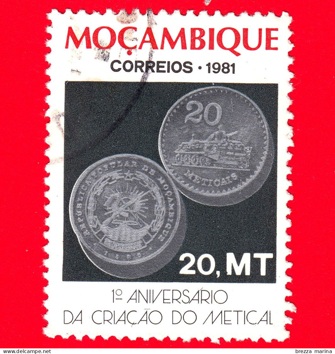 MOZAMBICO - Usato - 1981 - 1° Anniversario Dell'istituzione Del Metical - Monete - 20 MT Coins - 20 - Mozambique