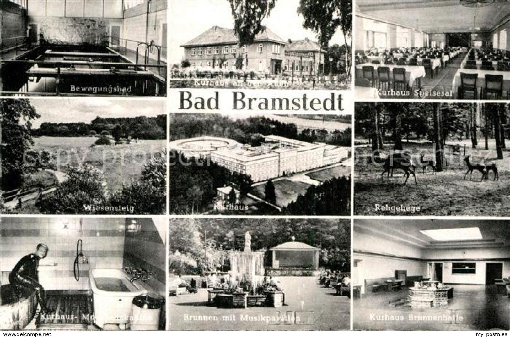 72948086 Bad Bramstedt Kurhaus Kuranwendungen Brunnenhalle Kurpark Brunnen Musik - Bad Bramstedt