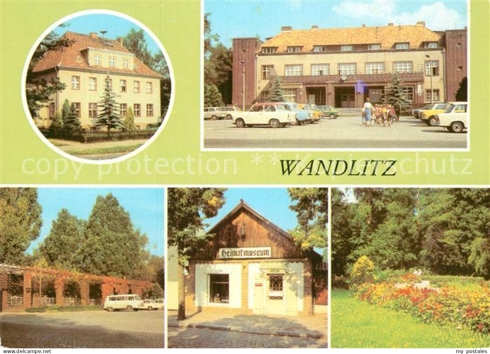 72947379 Wandlitz Postamt Bahnhof Platz Der Berfreiung Heimatmuseum Parkanlage W - Wandlitz