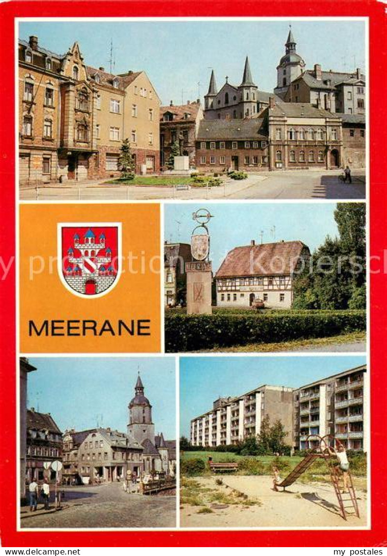 72947268 Meerane Ernst Thaelmann Str Gasthof Schwanefeld Franz Mehring Platz Neu - Meerane