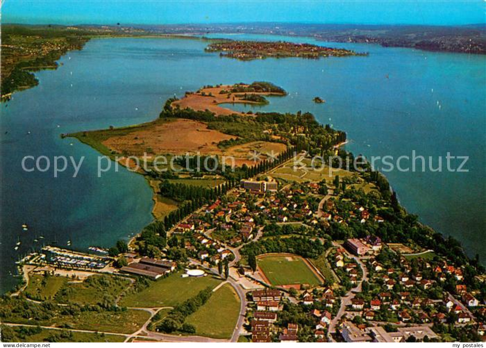 72947249 Radolfzell Bodensee Fliegeraufnahme Halbinsel Mettnau Radolfzell - Radolfzell