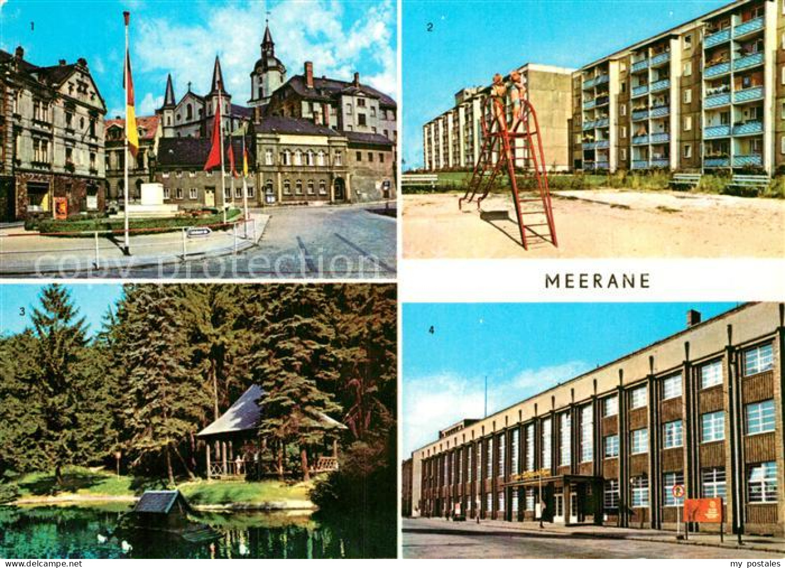 72945867 Meerane Ernst Thaelmann Platz Stadtpark Karl Liebknecht Haus Meerane - Meerane