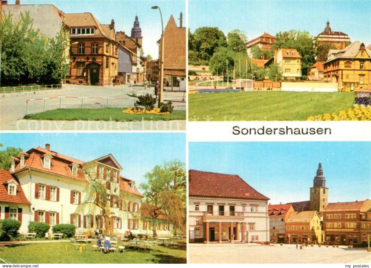 72945859 Sondershausen Thueringen Wilh Pieck Str Schloss HOG Zum Possen Rathaus  - Sondershausen