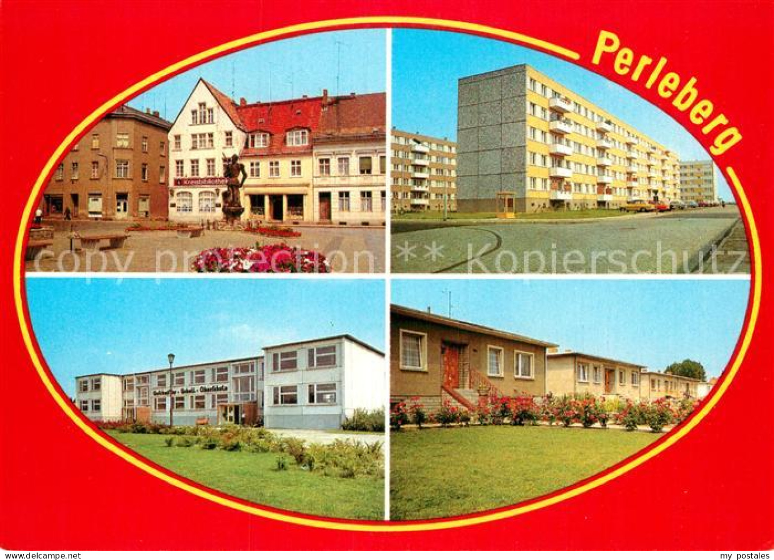 72945856 Perleberg Gr Markt Heinrich Heine Str Geschwister Scholl Oberschule Der - Perleberg