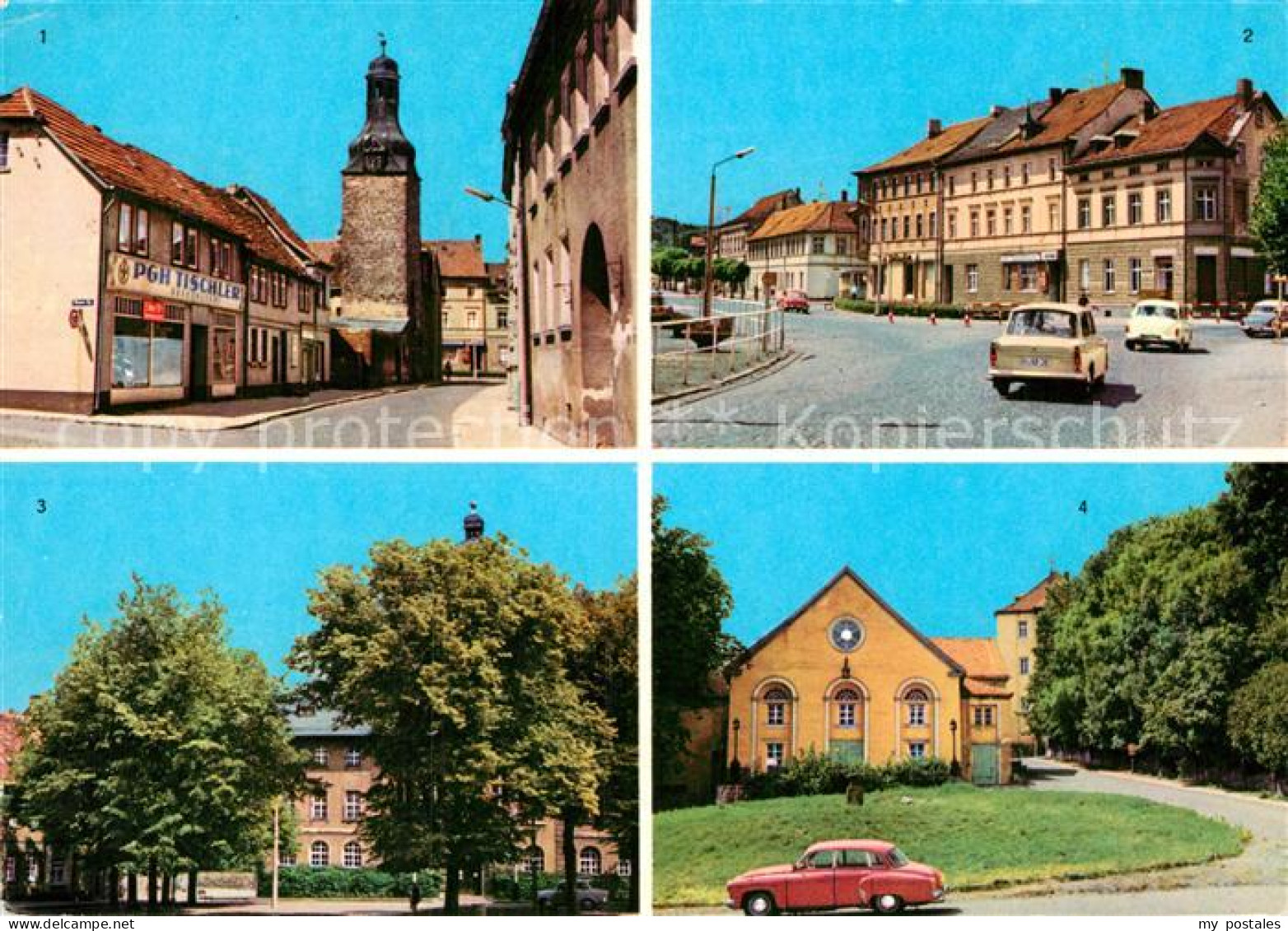 72945072 Ballenstedt Oberturm Rudolf Breitscheid Platz Rathaus Goetheplatz Schlo - Ballenstedt