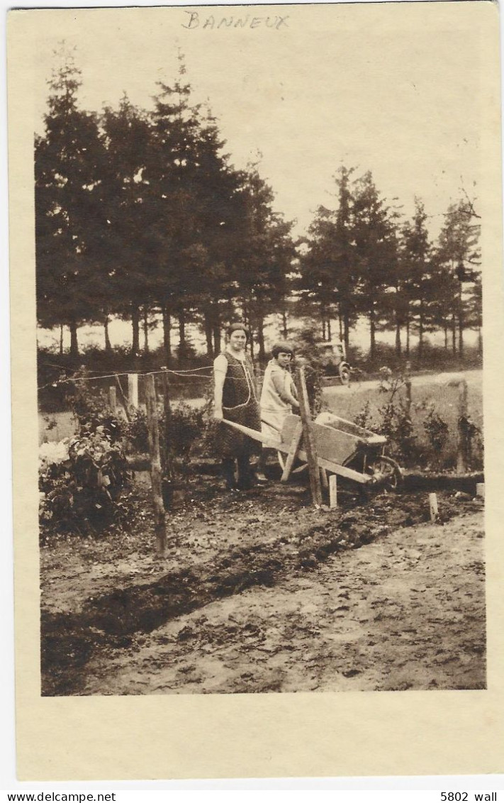 BANNEUX : Construction De La Chapelle, Première Brouette - Sprimont