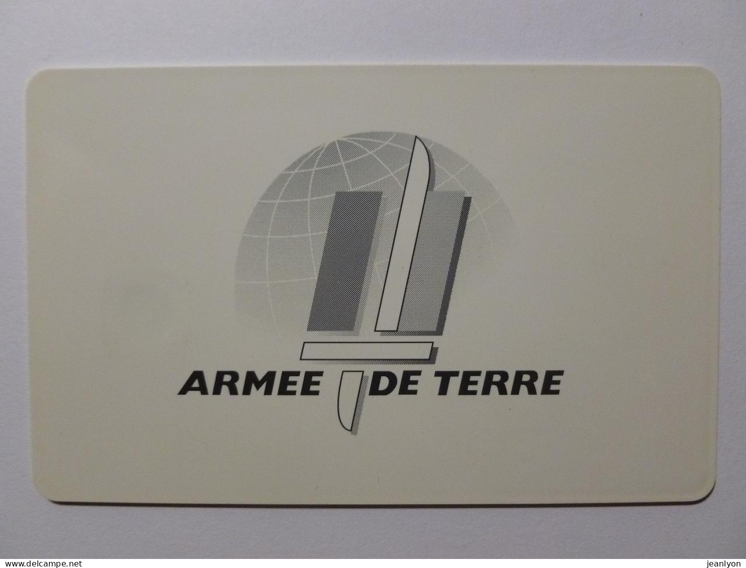 MILITAIRE / ARMEE DE TERRE - Logo Salamandre Et Verso Armée - BLEU - Carte Téléphonique Division Salamandre / Bosnie - Leger