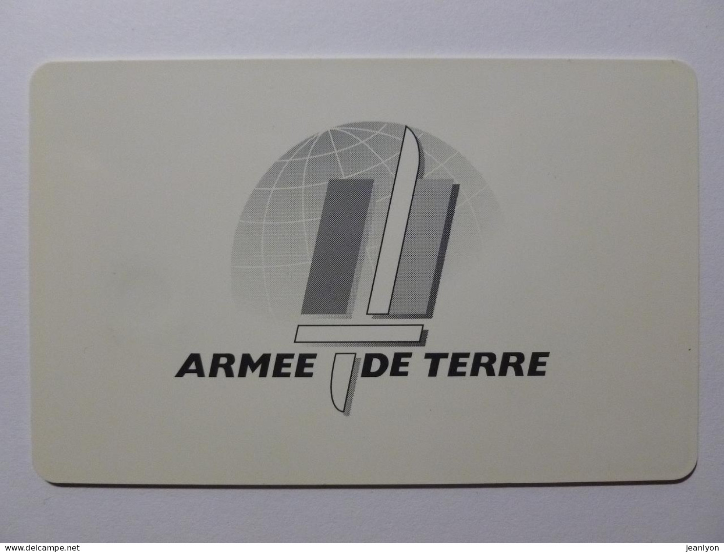 MILITAIRE / ARMEE DE TERRE - Logo Salamandre Et Verso Armée - VERTE - Carte Téléphonique Division Salamandre / Bosnie - Armada