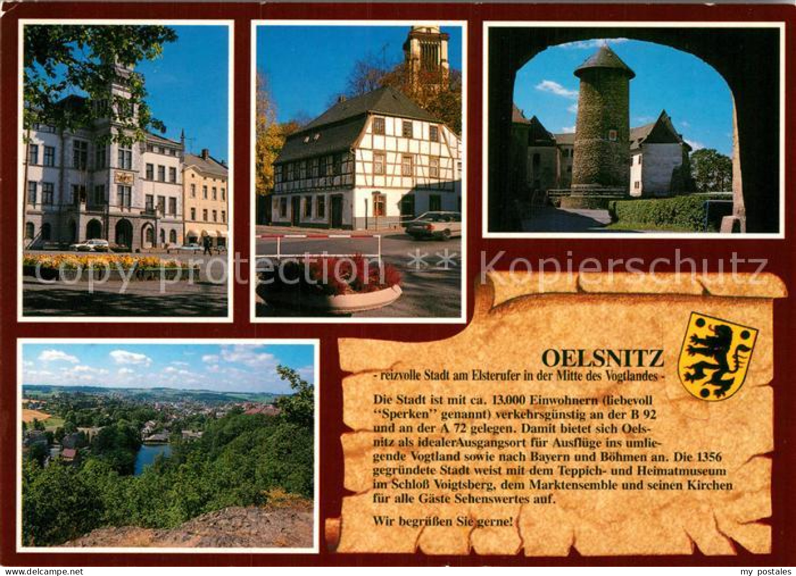 72943236 Oelsnitz Vogtland Rathaus Zoephelsches Haus Schloss Voigtsberg  Oelsnit - Oelsnitz I. Vogtl.