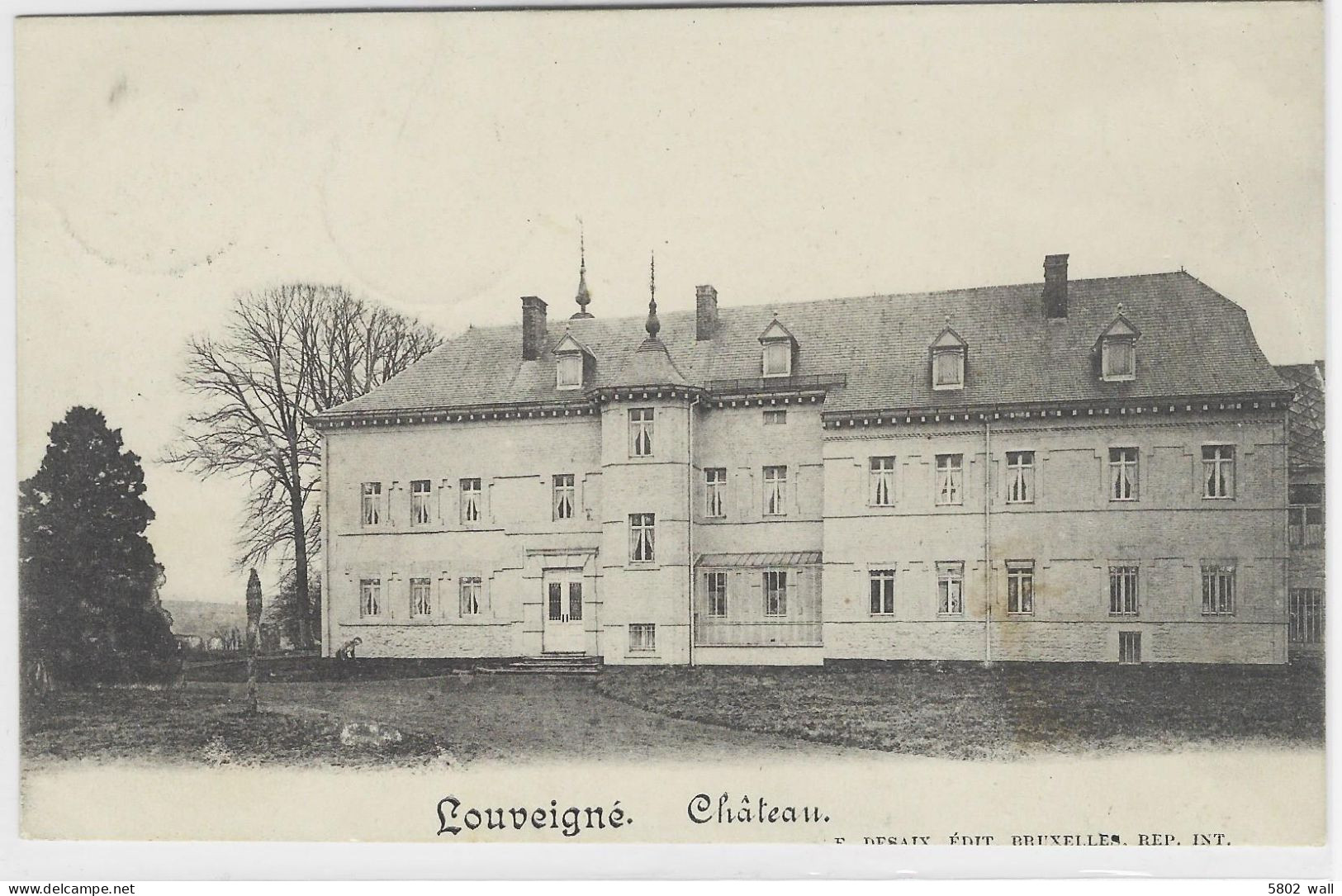 LOUVEIGNE : Château - 1914 - Sprimont