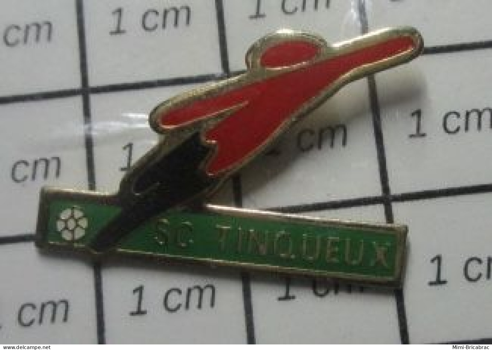 515A Pin's Pins / Beau Et Rare / SPORTS / BALLON FOOTBALL CLUB SPORTING SC DE TINQUEUX - Football