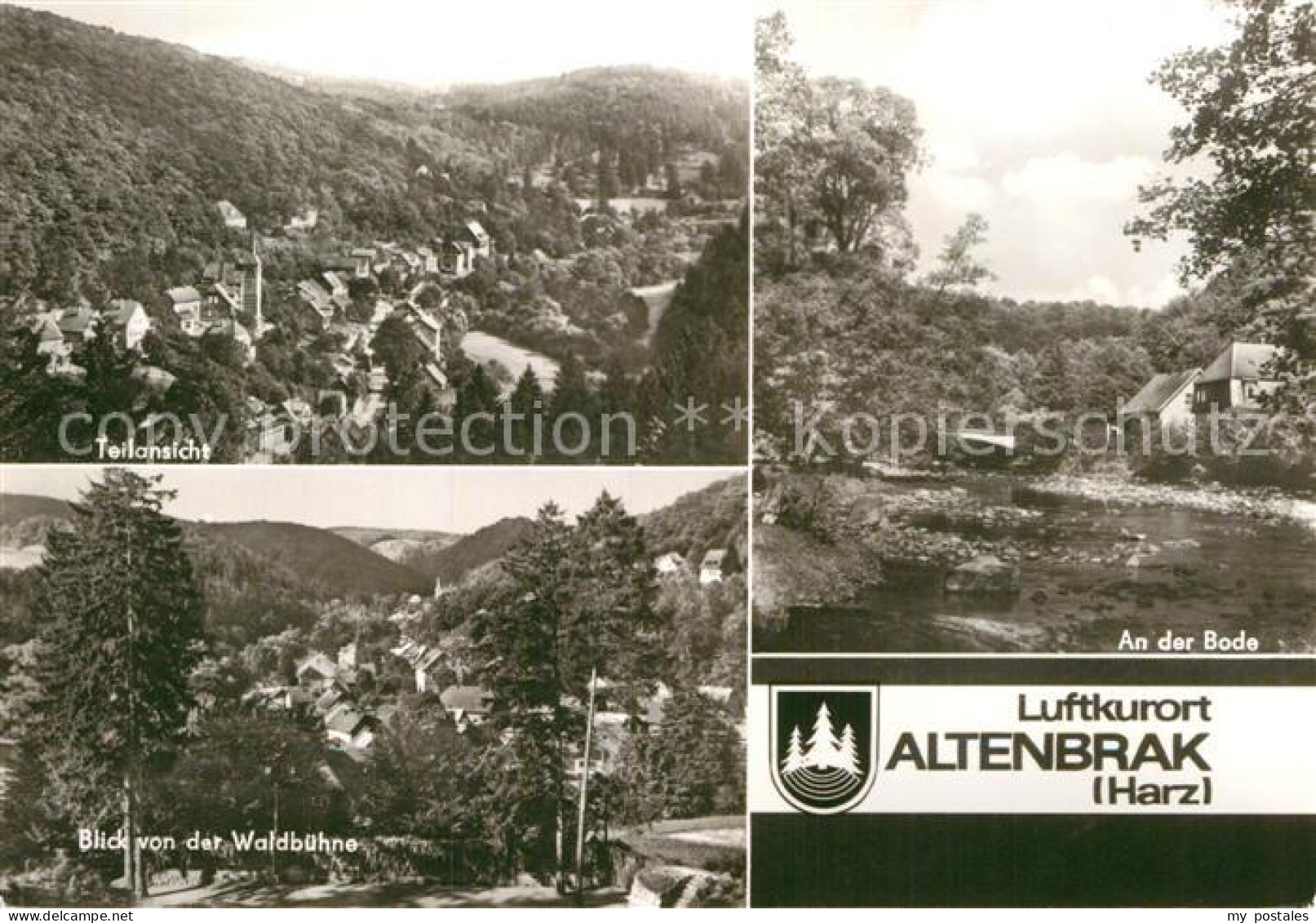 72942721 Altenbrak Harz Blick Von Der Waldbuehne An Der Bode  Altenbrak - Altenbrak