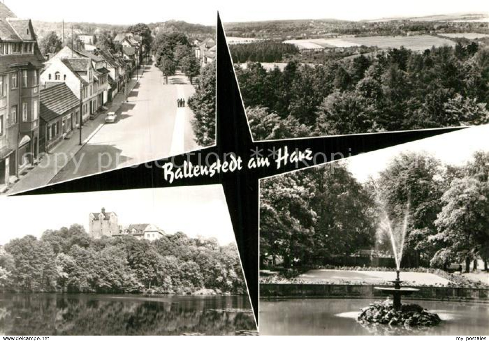 72942694 Ballenstedt Forstfachschule Friedenspark Wilhelm-Pieck-Allee  Ballenste - Ballenstedt