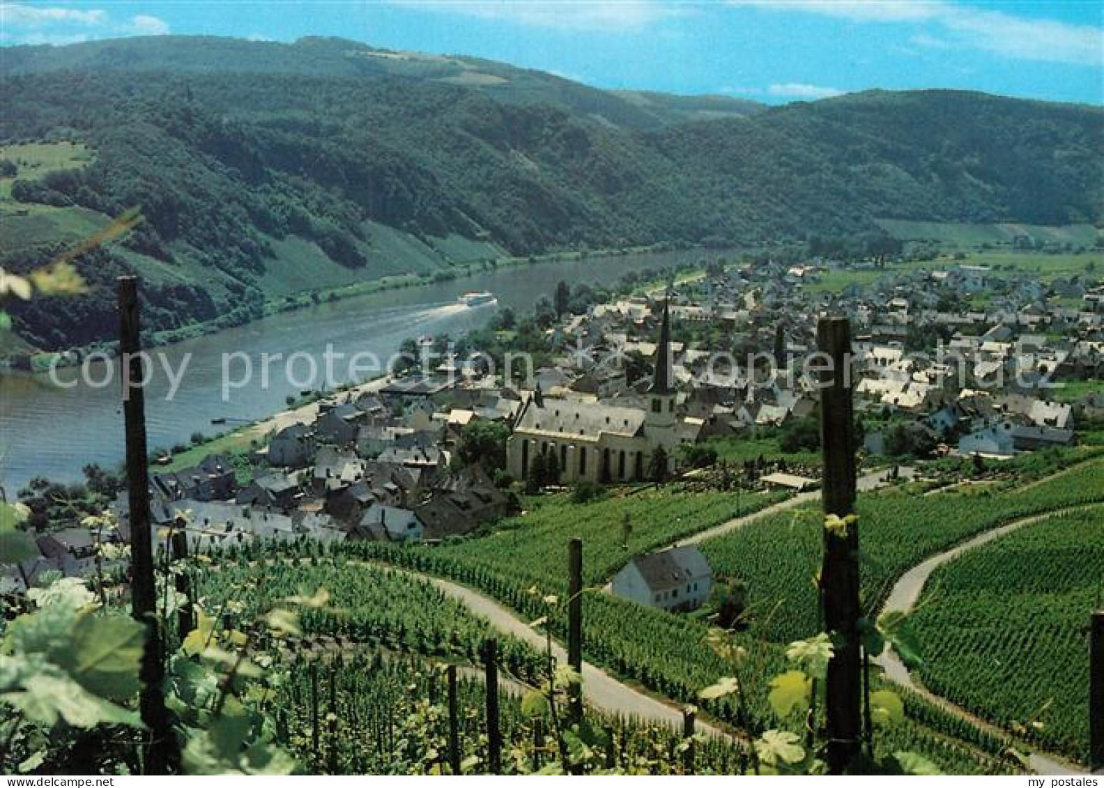 72942111 Kroev Mosel Panorama Moseltal Weinberge Kroev - Kröv