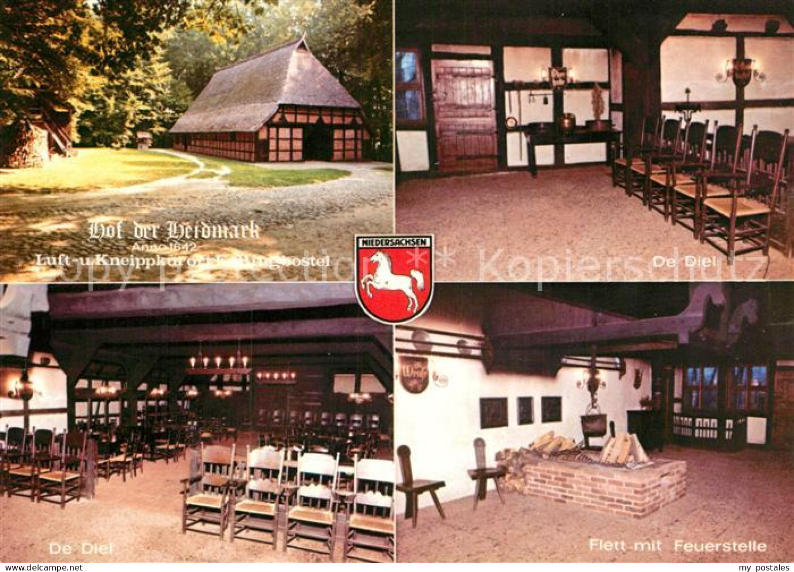 72941725 Fallingbostel Lueneburger Heide Hof Der Heidmark De Diel Flett Mit Feue - Fallingbostel