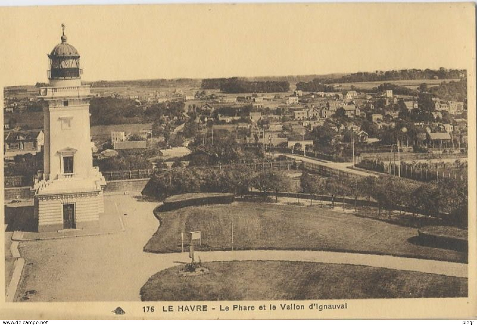 76351 01 27+16 - LE HAVRE - LE PHARE ET LE VALLON D'IGNAUVAL - Cap De La Hève