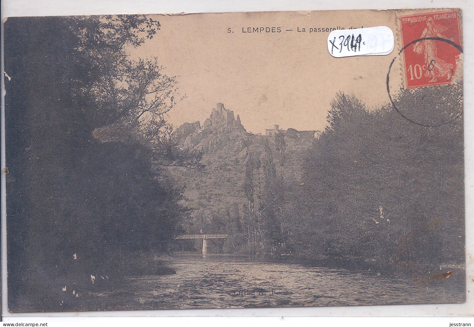 LEMPDES- LA PASSERELLE DE LANAU - Lempdes