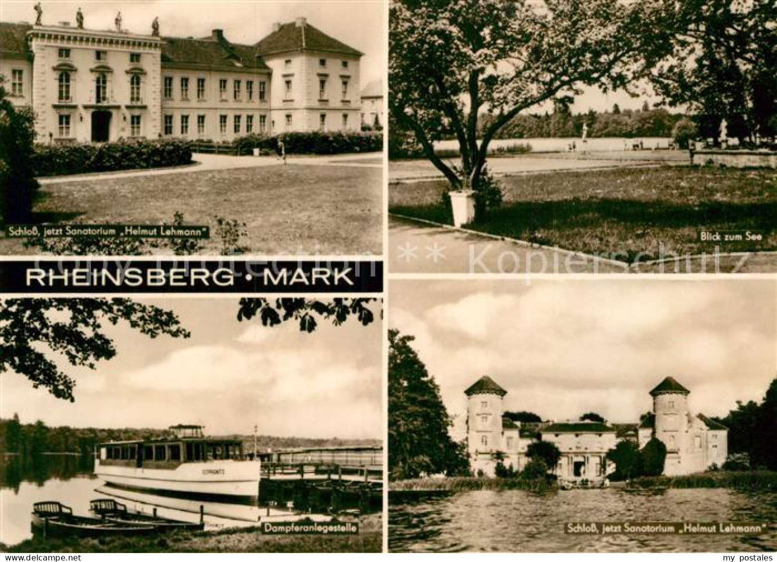 72941207 Rheinsberg Schloss Dampferanlegestelle  Rheinsberg - Zechlinerhütte